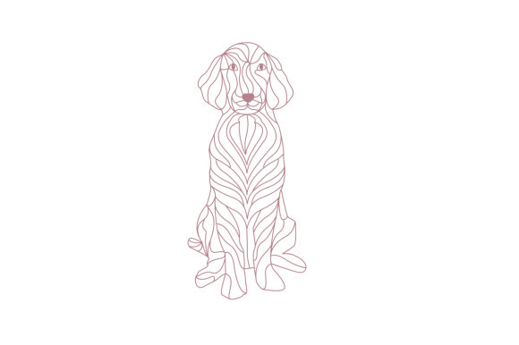 Adult Coloring Page, Dog