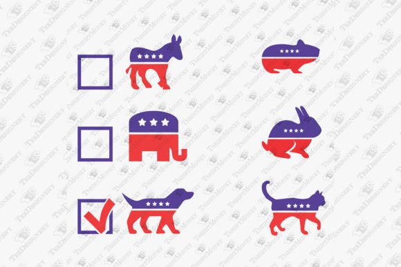 Animal Cat Dog Lover Funny Political Pun