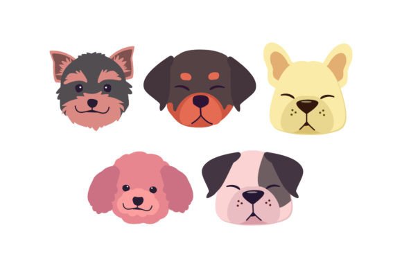 Cute Head Dog