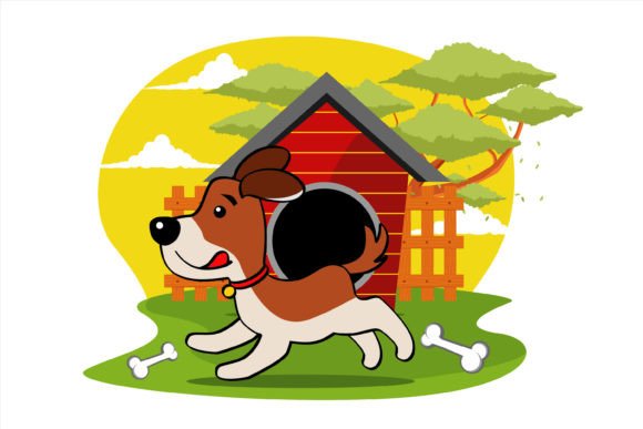 Dog Houses with Pet Animal