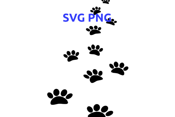 Dog Paw Track Perspective