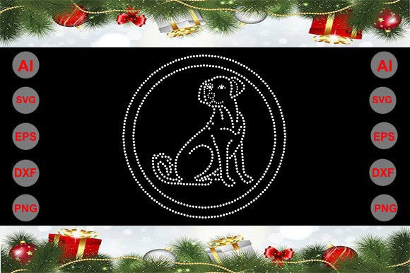 Dog Rhinestone Templates