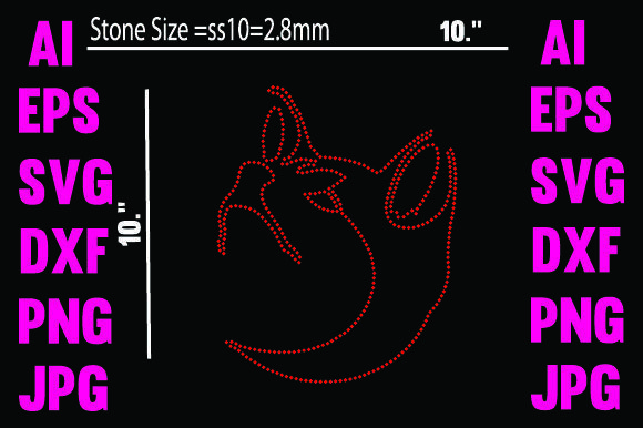 DOG RHINSTONE DESIGN