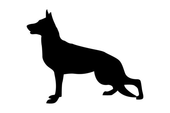 German Shepherd SVG Silhouette