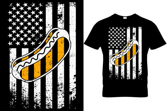 Hot Dog T Shirt Design