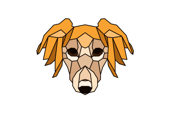 Polygon Dog Head